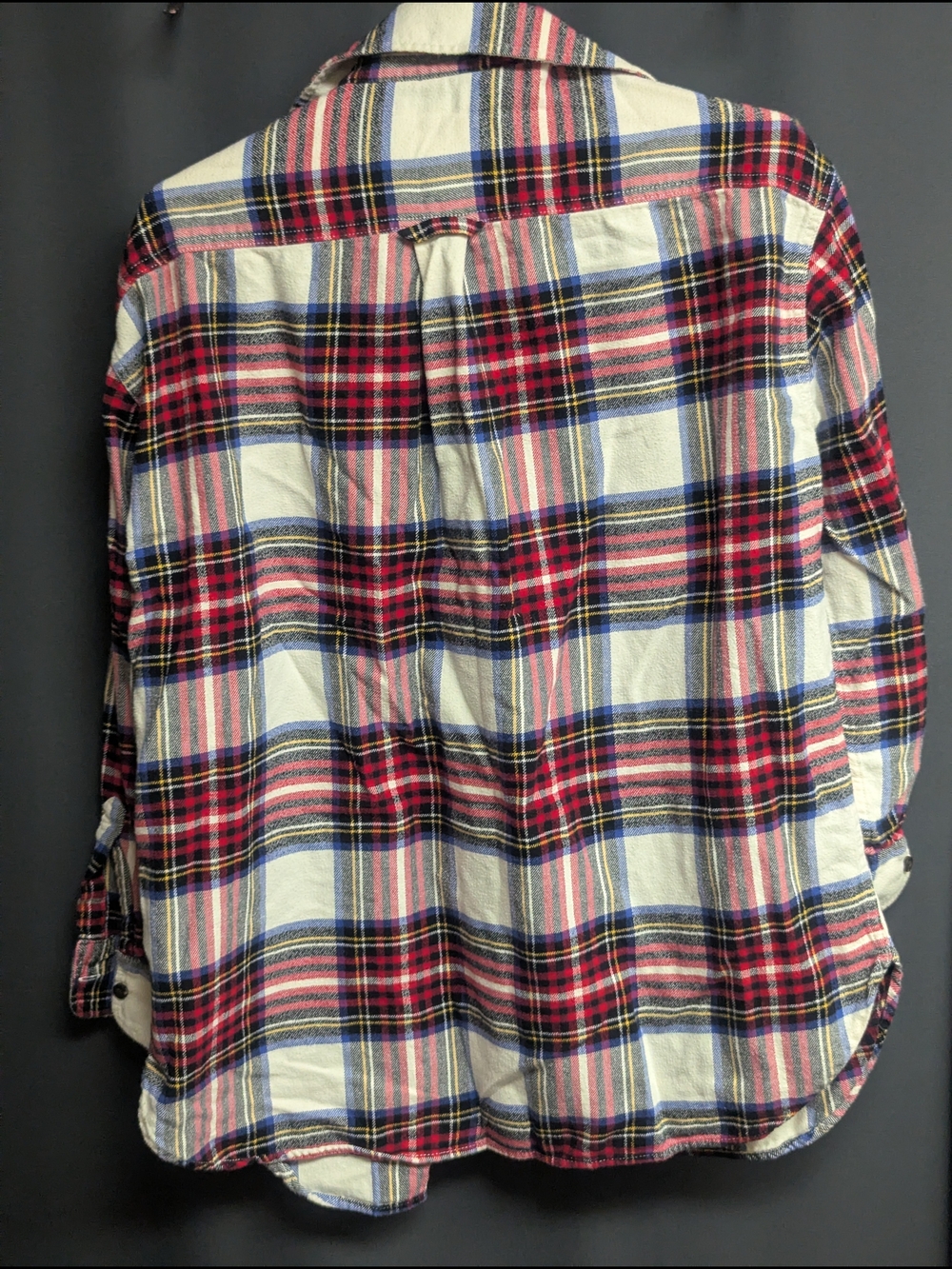 Roots Plaid Flannel Shacket Oversized Shirt Jacket XS - Picture 8 of 11